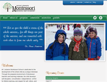 Tablet Screenshot of mtlebanonmontessori.org
